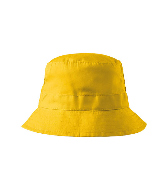 Жълта unisex памучна шапка снимка