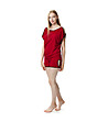 Дамска лятна пижама в цвят бордо Agata-0 снимка