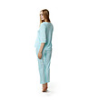 Дамска пижама в цвят мента Vivien -1 снимка
