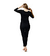 Дамска черна пижама Maria-1 снимка