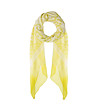 Дамски шал в жълто с брокат-0 снимка