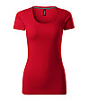 Червена дамска памучна тениска Lidia-0 снимка