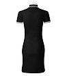 Черна памучна рокля Irina-1 снимка