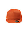 Unisex оранжева шапка с козирка-2 снимка