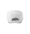 Бяла unisex памучна шапка с козирка-2 снимка