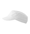 Бяла unisex памучна шапка с козирка-4 снимка