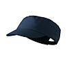 Тъмносиня unisex памучна шапка с козирка-0 снимка
