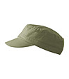 Unisex памучна шапка с козирка в цвят каки-4 снимка