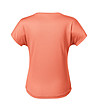 Дамска тениска Bella в цвят сьомга-1 снимка