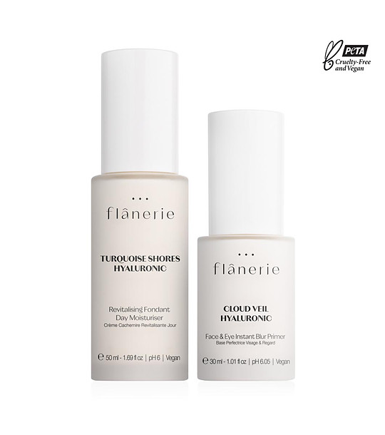 Комплект от овлажнител за лице и основа за грим снимка