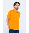 Оранжева памучна мъжка блуза-3 снимка