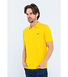Жълта памучна мъжка блуза-2 снимка