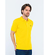Жълта памучна мъжка блуза-3 снимка
