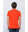 Памучна мъжка червена тениска-1 снимка