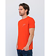 Памучна мъжка червена тениска-2 снимка