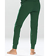 Зелен памучен дамски панталон Irma-1 снимка