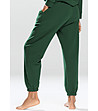 Зелен памучен дамски спортен панталон Wenezja-1 снимка