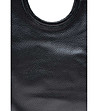 Чанта 2в1 в черно от естествена кожа Izara-2 снимка