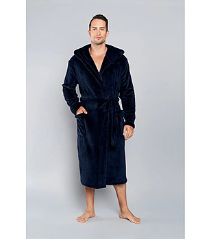 Мъжки халат в тъмносиньо Mimas снимка
