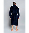 Мъжки халат в тъмносиньо Mimas-1 снимка
