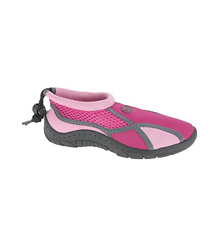 Детски аква обувки в розово и сиво снимка