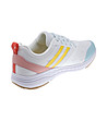 Дамски маратонки в бяло, светлосиньо и розово-3 снимка