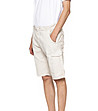 Светлобежов памучен мъжки къс панталон Vin-2 снимка