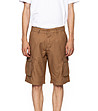 Mъжки къс памучен панталон в цвят камел Emilio-0 снимка
