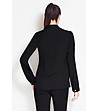 Черна дамска блуза с копчета Valerie-1 снимка