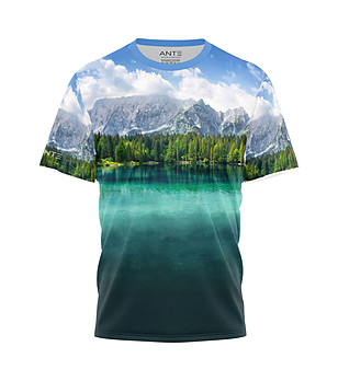 Мъжка тениска от дишаща материя Mountain снимка