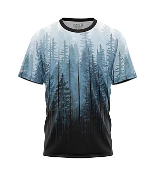 Мъжка тениска от дишаща материя Forest II снимка