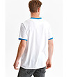Бяла памучна мъжка тениска Axel-1 снимка