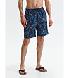 Тъмносини мъжки плажни шорти с принт Betsey-0 снимка