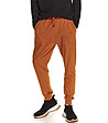 Мъжки памучен панталон в цвят камел Roven-0 снимка