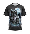 Мъжка тениска от дишаща материя Wolf & Moon-0 снимка