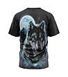 Мъжка тениска от дишаща материя Wolf & Moon-1 снимка