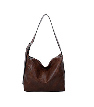 Дамска тъмнокафява чанта Riana снимка