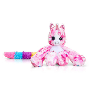 Плюшена многоцветна играчка Прегърни Еднорога Ава 25 см снимка