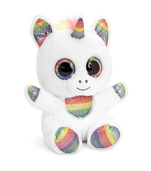 Плюшена играчка Еднорог Искрица Анимотсу 15 см снимка