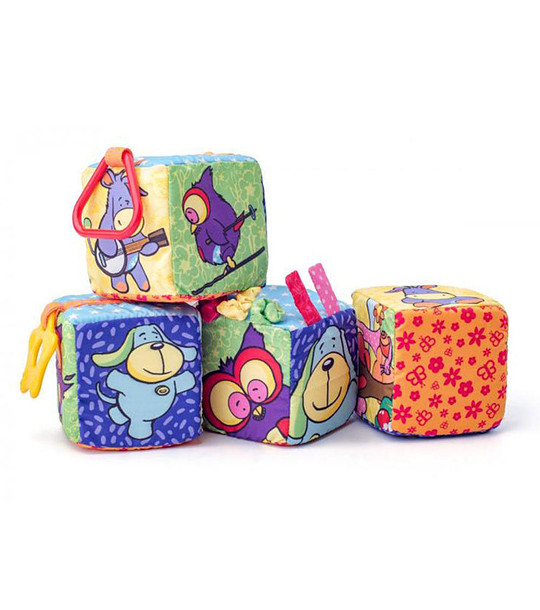 Бебешка активни кубчета Животни снимка