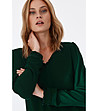 Тъмнозелена дамска блуза Ariadna-3 снимка