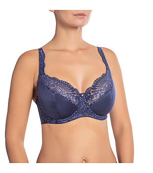 Син сутиен с полумеки чашки Lamilia снимка