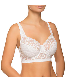 Бял сутиен тип бралет с меки чашки Bianca снимка