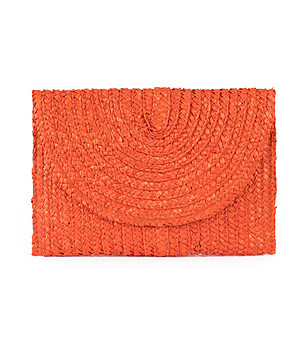 Дамска чанта в оранжево Castia снимка