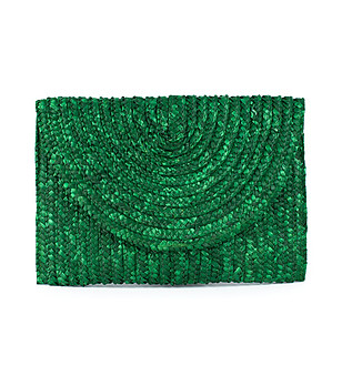 Дамска чанта в зелено Castia снимка