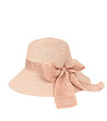Розова дамска шапка с панделка Werona-0 снимка