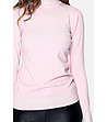 Дамски пуловер в розов нюанс с кашмир Bella-3 снимка