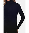 Черен дамски пуловер с кашмир Sia-3 снимка