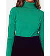 Дамски пуловер в зелен нюанс с кашмир Sia-3 снимка