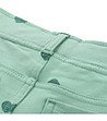 Детски памучен еластичен клин-панталон в зелен нюанс-4 снимка